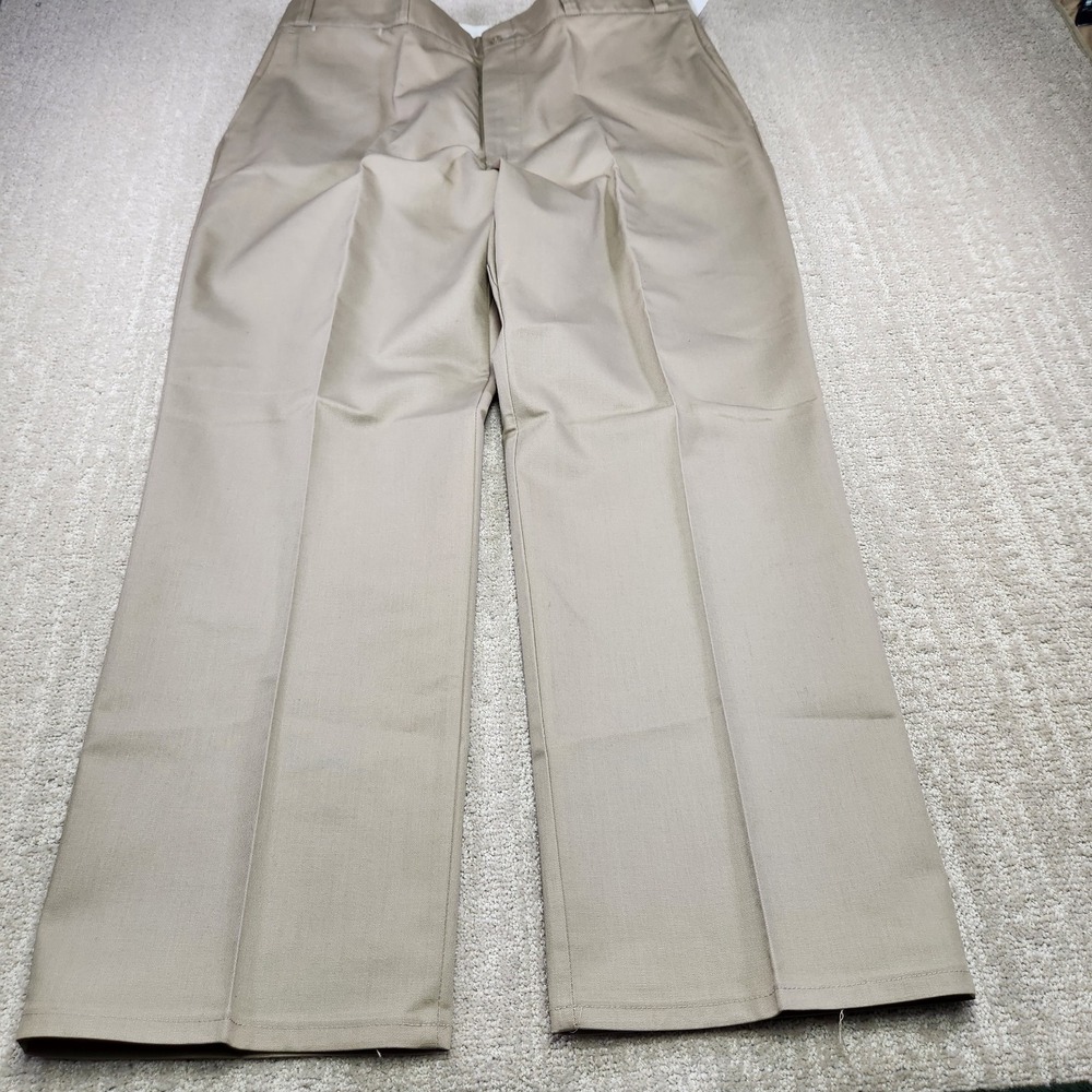 Vintage 70s Permanent Press Pants Men 36x30 *READ Sears Roebuck Full Fit Baggy